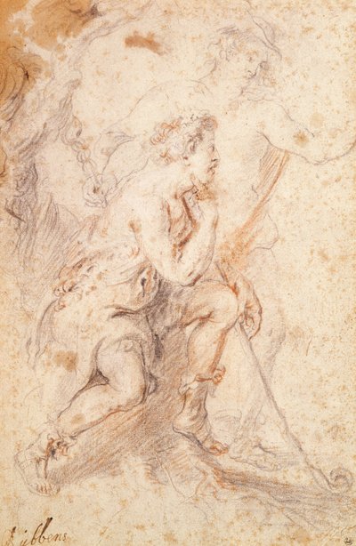 Mercury and a Shepherd by Peter Paul Rubens